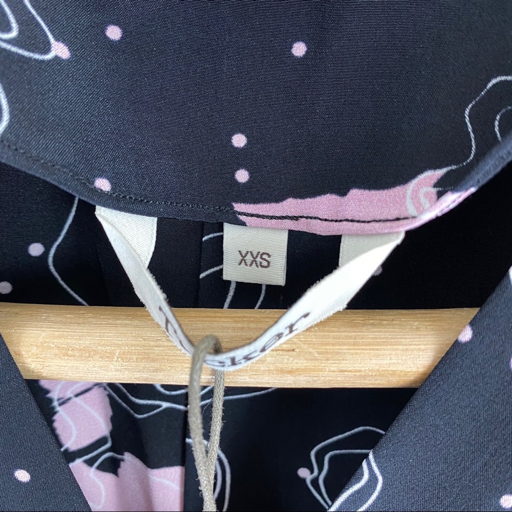 Tucker The Market Dress Silk Black Contour Floral - Picture 5 of 7
